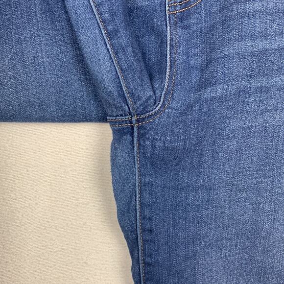 Liverpool the crop womens size 8 29 medium jeans denim cuffed blue casual - Picture 7 of 9